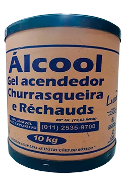 alcool gel queimador em barrica