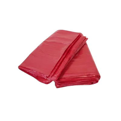 Saco de lixo vermelho